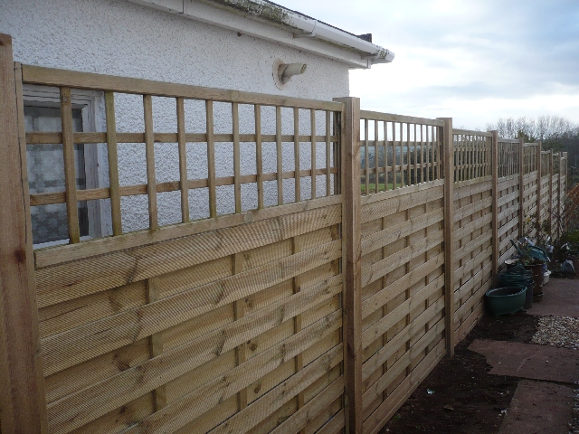 Panal Fence with Trellis